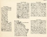 Marquette County - Mecan, Douglas, Shields, Moundville, Harris, Wisconsin State Atlas 1930c